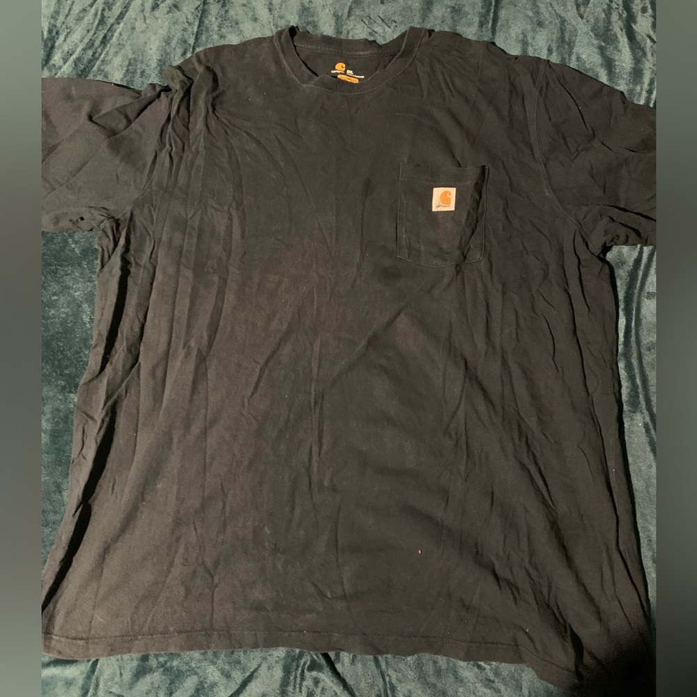 navy blue carhartt 3xl shirt